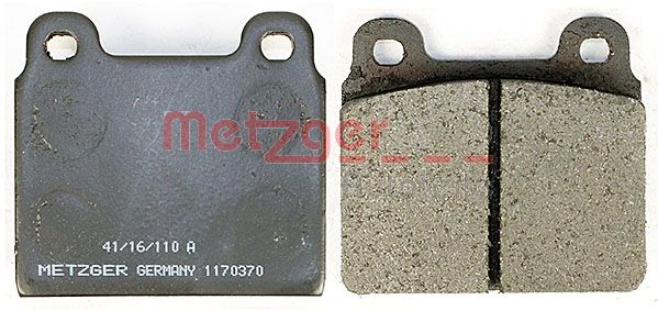 METZGER 1170370 Bremsbelagsatz, Scheibenbremse